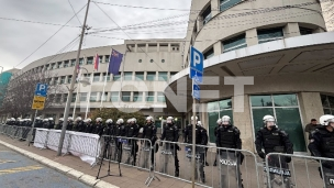 Protest ispred Skupštine Niša